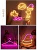 LED Neon Butterfly & Planet Wall Light - Decorative E-sports, Bar, and Photo Prop Night Light