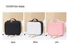 Large Capacity Detachable Makeup Bag with LED Mirror for Professional Use, Easy to Clean