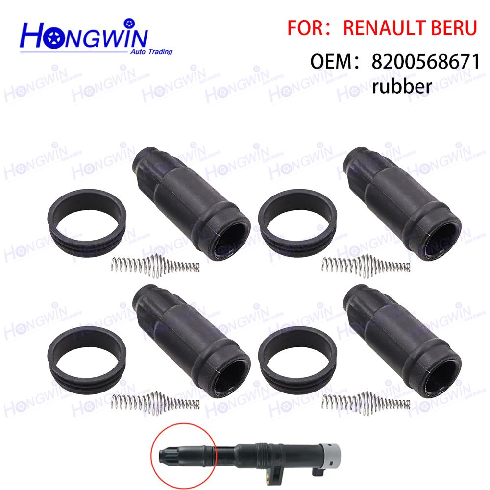4pcs 8200568671 8200154186 Ignition Coil Rubber Oring repair kits For Renault Clio X65 X85 Grand Kangoo Scenic II Express Megane 4 PCS