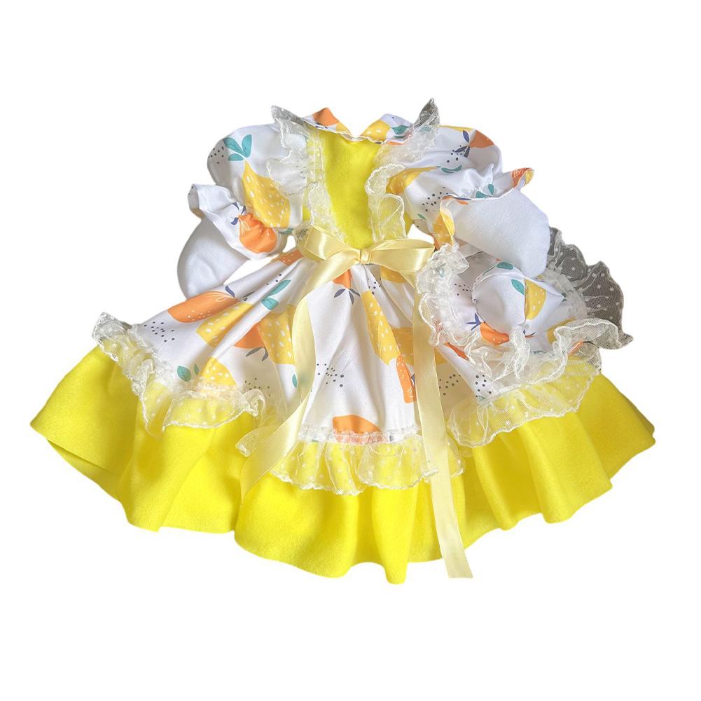 

Большой белый гусь Лолита одежда костюм комплект креативный домашний декоративный регулируемый уличный наряд I9P5 yellow-1pcs