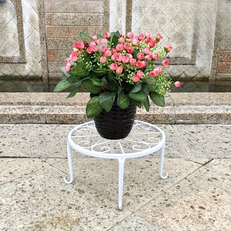 Heavy-Duty Rust-Resistant Metal Plant Stand - Suitable for All Seasons, Perfect for Indoor/Outdoor Garden Pots and Plants