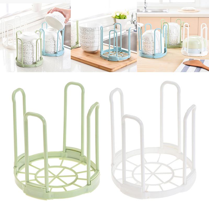 Dinnerware Bowl Plate Holder Drain Rack Storage Stand Drying Shelf Disassemble Kitchen Storage Rack Drainer Display Organizer