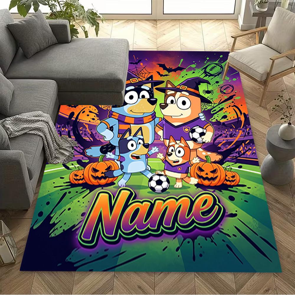 Christmas Sports Celebration Personalized Text Carpet Perfect for Foyer Study room Bedrooms Dining Room Antislip Carpet Decorate Offices