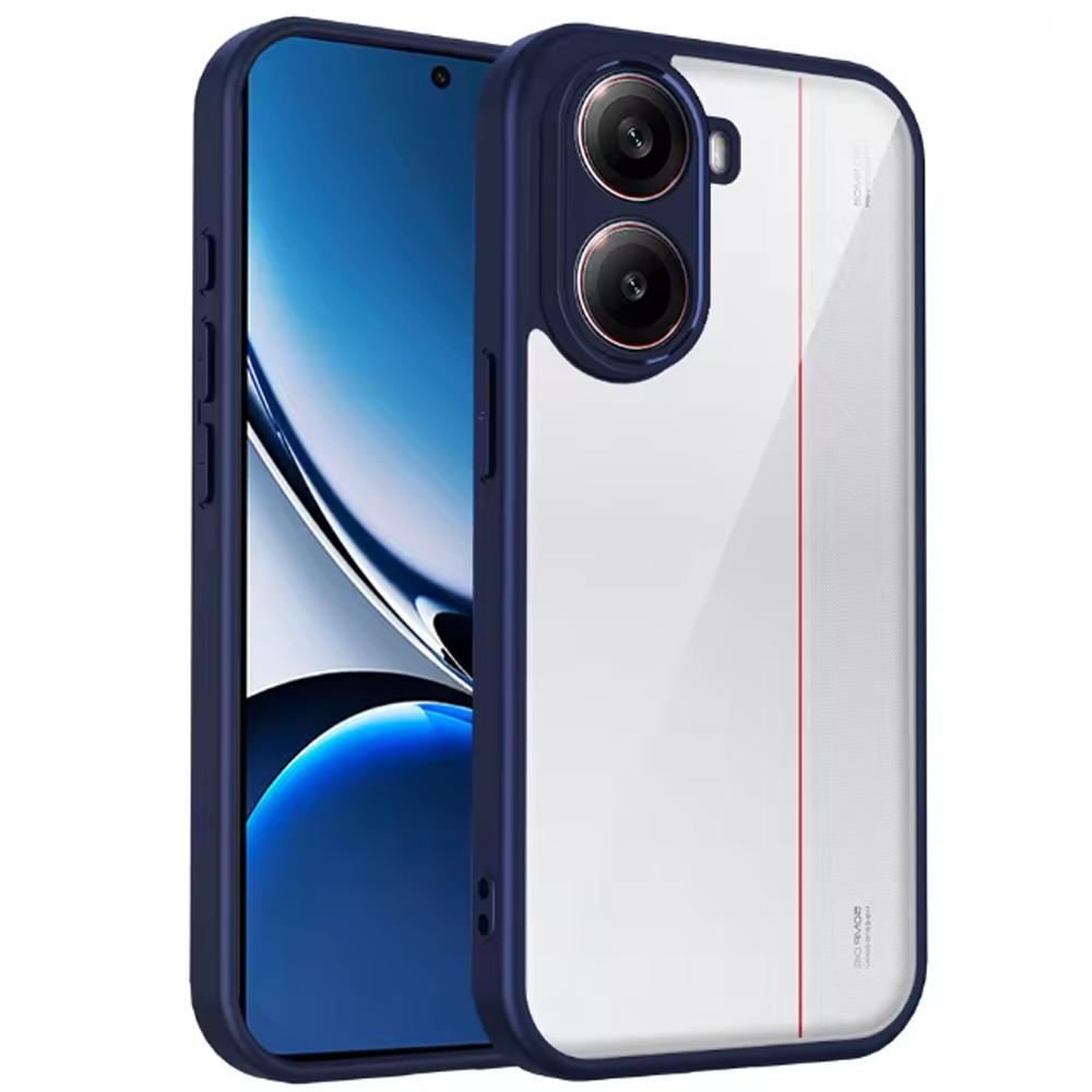 Transparent Silicone Case For Xiaomi Poco M7 Poco M7 Pro M7Plus M7Pro 5G X7 Pro Phone Case Bumper Shockproof Clear PC Back Cover