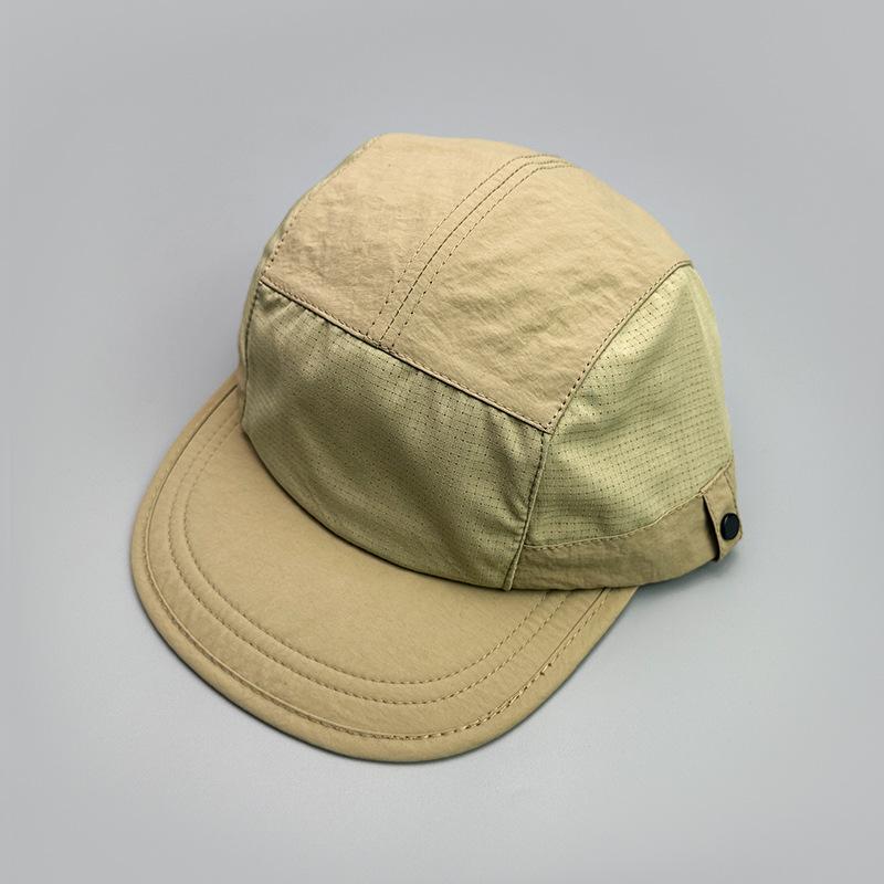 Quick-Drying Splicing Retro Baseball Cap Men'S And Women'S Tooling Outdoor Mountaineering Shading Breathable Cap