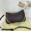 Geantă crossbody elegantă pentru femei din PU cu imprimeu cu litere, geantă mică de umăr, pentru uz zilnic casual