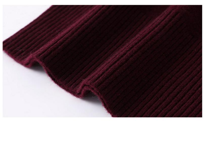 Wool Knit Sweater: Women's Mid-High Neck, Short, Warm, Ideal for Autumn/Winter Layering