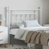 Vidaxl Metal Headboard, White, 100 Cm
