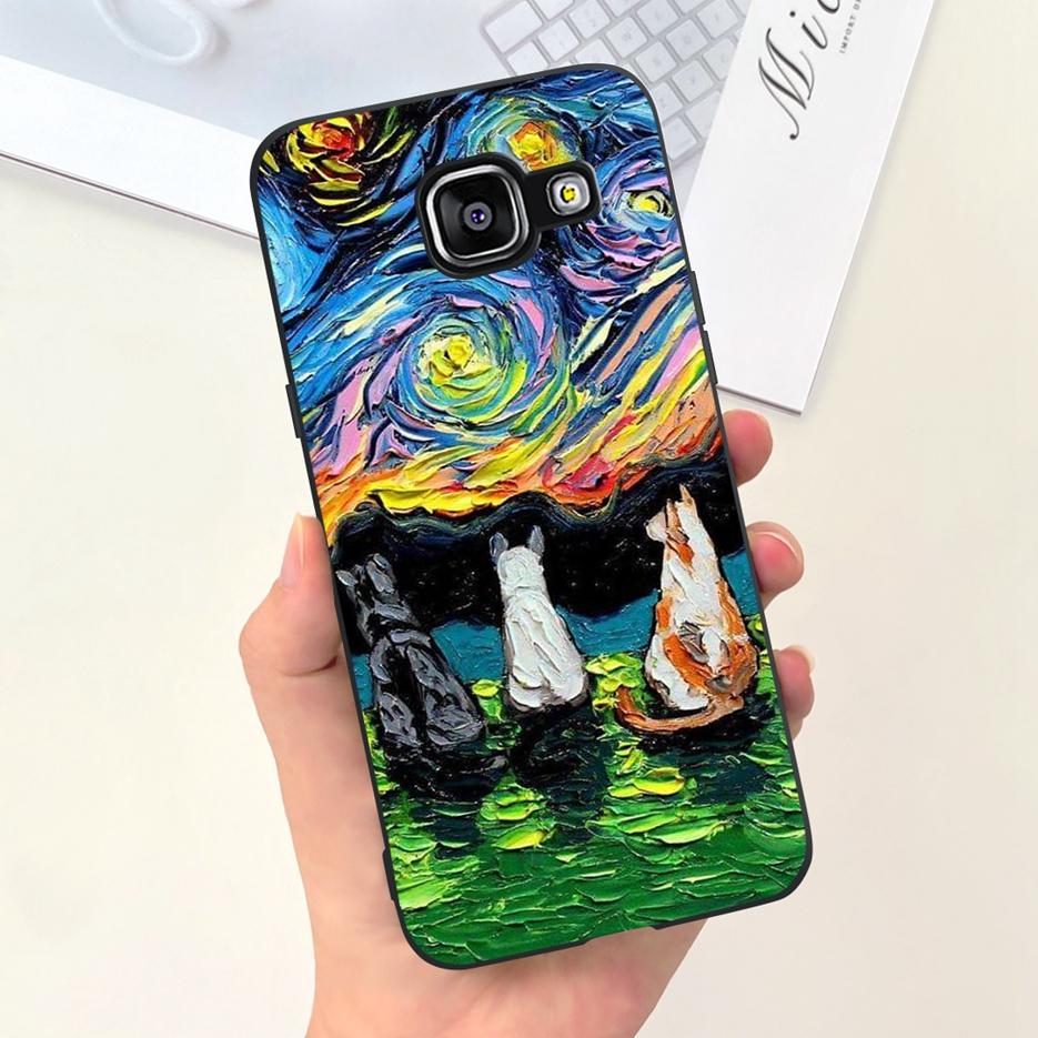 For Samsung Galaxy A5 2016 Case SM-A510F Cute Cartoon Cover Soft Silicone Phone Case For Samsung A5 2017 A520F Back Cover Bumper