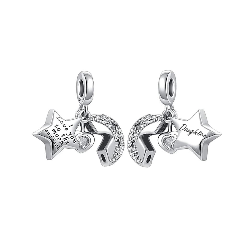 925 Silver,Christmas Tree Beads,Santa Claus Pendant,European Original Bracelet, DIY Accessories,Exquisite Jewelry