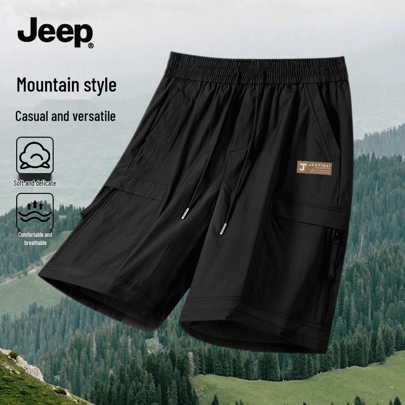 

JEEP Men s Lightweight Breathable Cargo Shorts 3XL