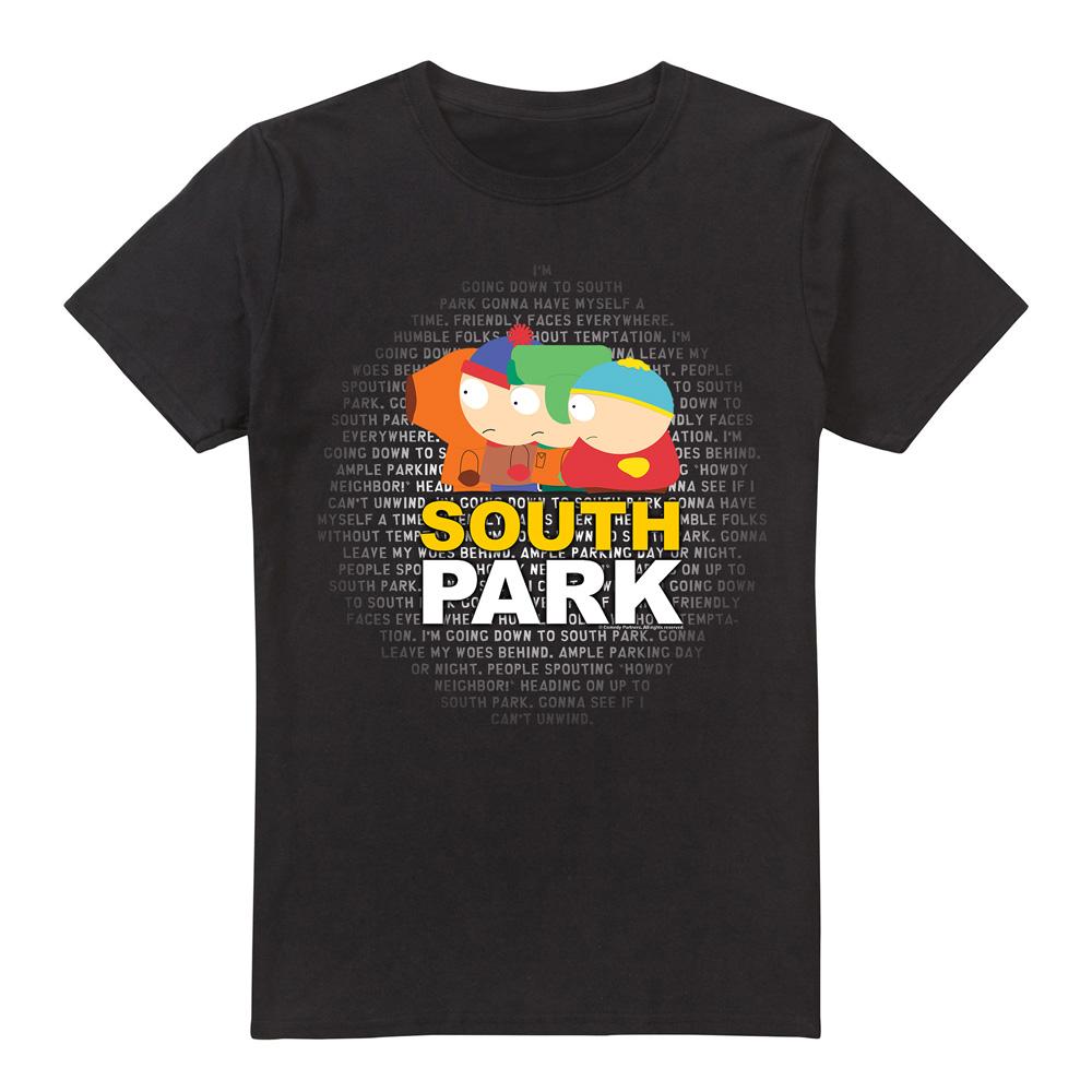 South Park Mens Lyrics T-Shirt