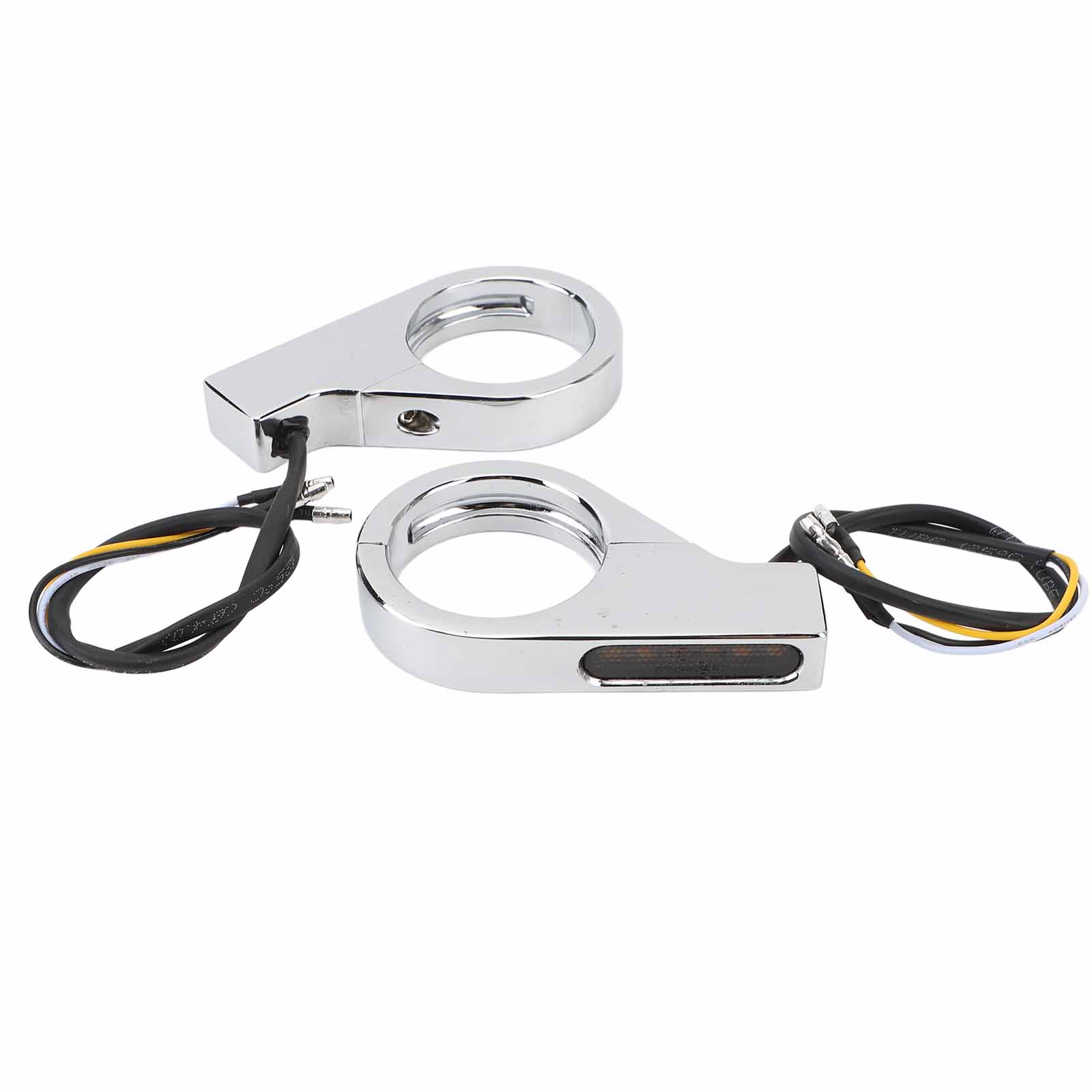 

Светодиодные указатели поворота на переднюю вилку, янтарные индикаторы, белые дневные ходовые огни, вилка 39-41 мм для квадроцикла