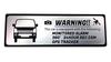Honami Works CARRY Security Emblem 24-hour Surveillance Dash Cam GPS Tracker Sticker