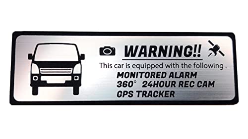 Honami Works CARRY Security Emblem 24-hour Surveillance Dash Cam GPS Tracker Sticker