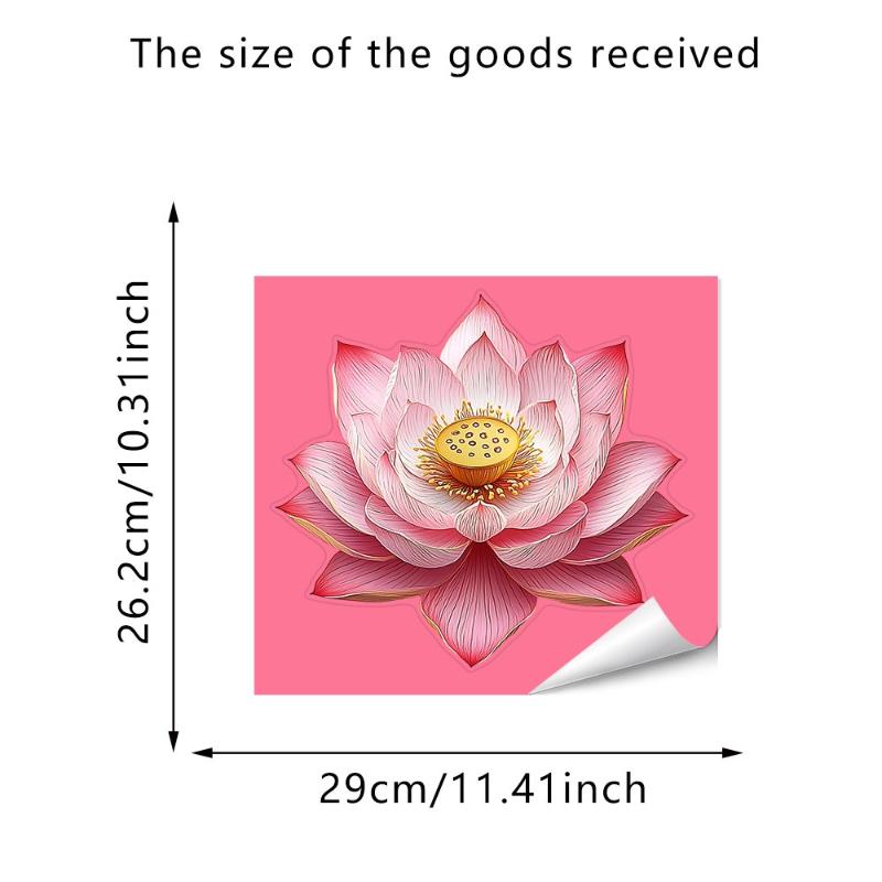 1/3Pcs Glow-In-The-Dark Lotus Toilet Stickers Self-Adhesive Bathroom Decor Decals Wall Sticker Home Decor Toilet Seat Sticker A1