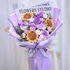 Handmade Knitted Rose Flower Gift