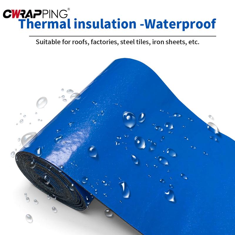 Roof Leakproof Repair Adhesive Tape Wall Crack Resistance Self-Adhesive Fix Tape Metal Roof Warehouse Heat ulation Sealing