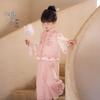Girls' New Chinese Style Hanfu Tang Suit Set