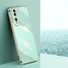 KEYSION Luxury Plating Case for Honor 90 5G 90 Lite Soft Silicone Square Shockproof Phone Back Cover for Huawei Honor 70 50 Lite