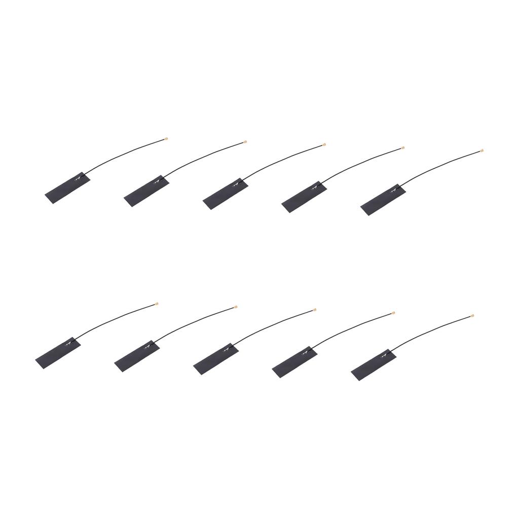10PCs Set Builtin FPC Antenna Flexible Strip 824960MHz RG1.13 Wire Back Adhesive for Nbiot Module