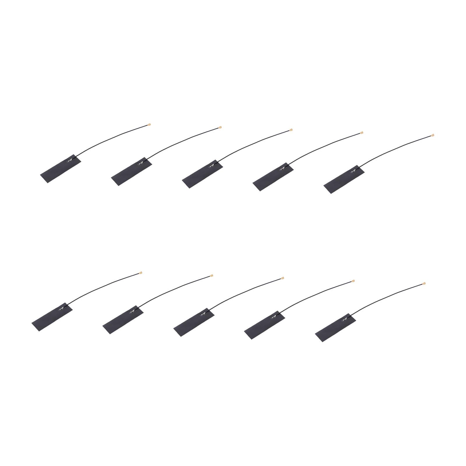 

10PCs set Builtin FPC Antenna Flexible Strip 824960MHz RG1.13 Wire Back Adhesive for Nbiot Module