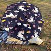 1PC Unicorns Flowers Umbrella-8-Rib Reinforced, Automatic Open, Lightweight & Durable, Fashion Accessory for Outdoor-D383