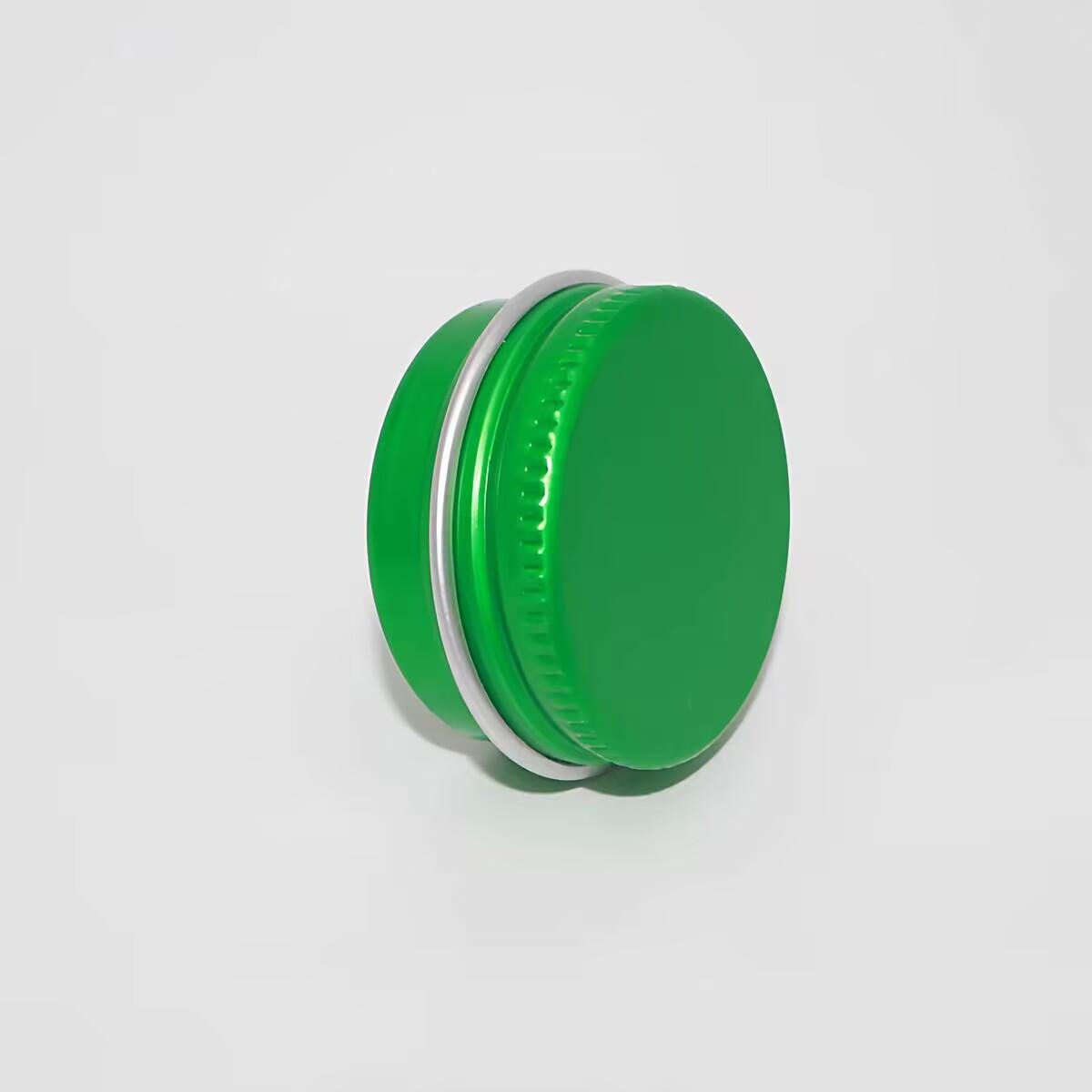 

50Pcs 10ml Aluminum Tin 10g Aluminum Jar Green Color Metal Empty Storage Container Screw Top Cosmetic Jar