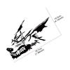 Car Stickers Wolf Head Pattern Vinyl Decal Waterproof Personalized Art Sticker Body Window Door Auto Exterior Decor Accessories