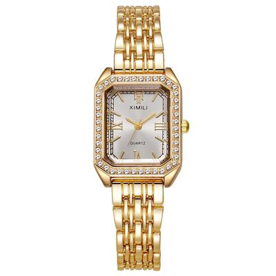 Luxury Women Watches Fashion Square Watch Rhinestone Casual Quartz Watch Ladies Clock Watch Relogio Feminino Wristwatch Women