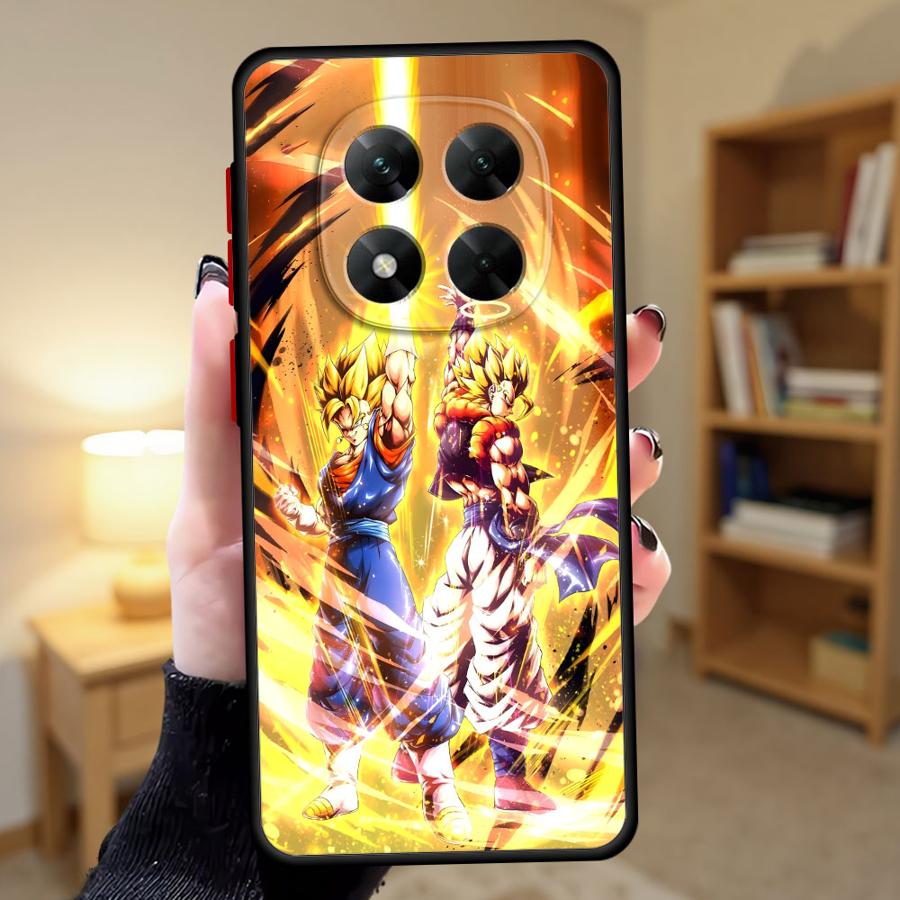 Back Phone Cover Case for Xiaomi Redmi Note 11S 12s 8T 7 13 14 12 Pro Plus 10S 9S 8 9 10 11 Pro Dragon Ball Yellow Goku
