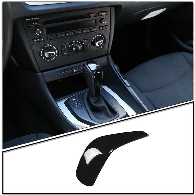 

For BMW 1 Series 3 Series X1 E90 E92 E93 E87 ABS Carbon Fiber/Matte Black Car Shift Head Patch Decoration Car Accessories чёрный