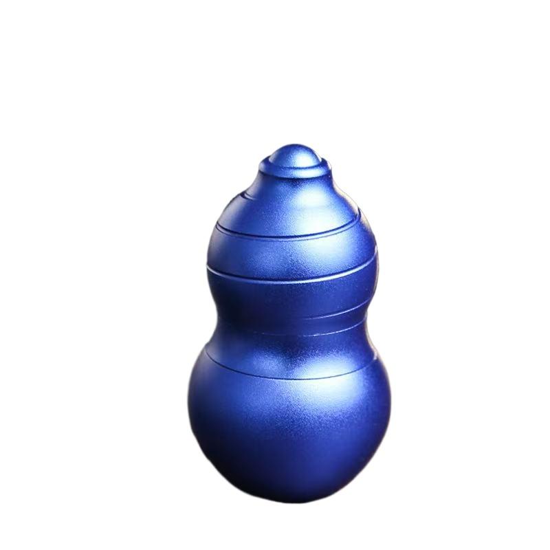 

EDC Magnetic Levitation Calabash Mechanical Slider Push Card Mechanical Slider Mini Fidget Spinner Roller Stress Relief Toy синій