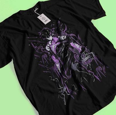 Solo Leveling T-Shirt Sung Jinwoo Shirt Cha Haein Tshirt Antares Tee Anime Gift