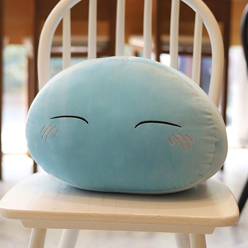 Rimuru Tempest Plüschtiere Anime Die Zeit, als ich als Schleim wiedergeboren wurde Kissen Kissen Rückenstütze Weiches Geschenk 28cm