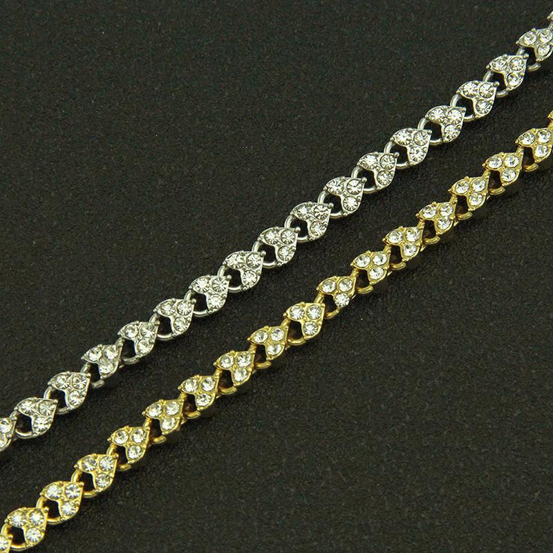 Fashion Crystal Zircon Bracelet Alloy Bangle Charming Jewellery Elegant Accessories for Women Girls