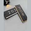 Acrylic Modern Door Plate Shop Sign Customize House Number For Home Office Flats Restaurant Hotel Cafe Bar Home Decor Plate