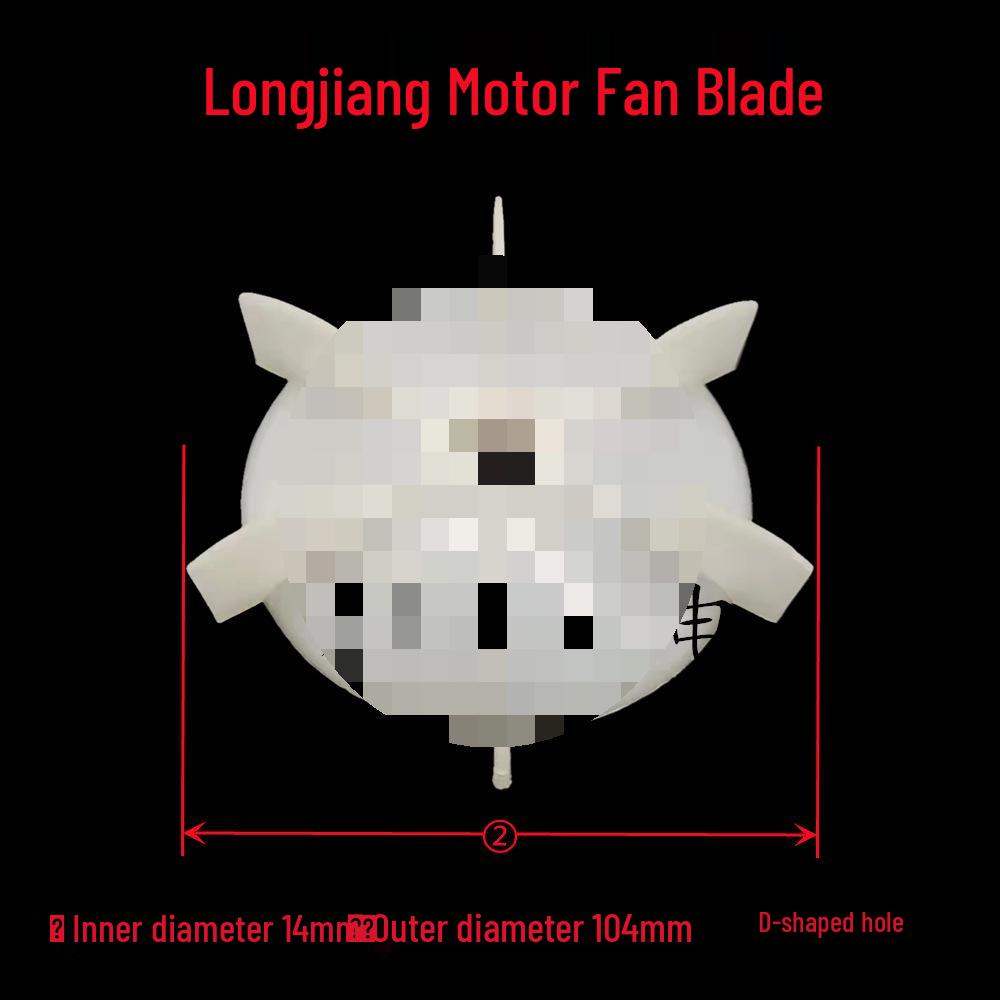 Pás de Ventilador para Motor Monofásico para Bombas de Água Wenbao e Haicheng - Autoescorvantes e Várias Pás de Ventilador para Bomba.
