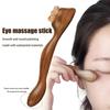 Sandalwood Handle Gua Sha Massage Tool Five Beads Face Roller Massager Facial Care