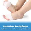 Silicone Toe Separator Pain Relief Forefoot Socks Hallux Valgus Bunion Corrector Orthotics Protector Pedicure Foot Care Tools