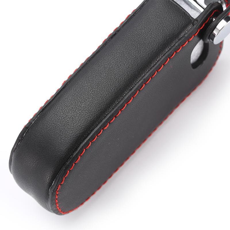 Premium Leather Key Cover for Jeep Liberty, Renegade, Grand Cherokee, & Compass