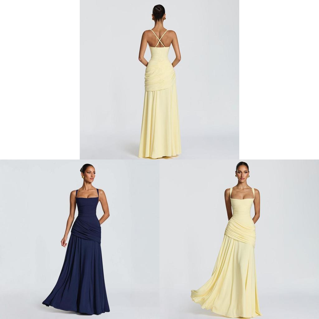 Elegant Summer Sleeveless Dress With High Waist For Casual And Party Wear