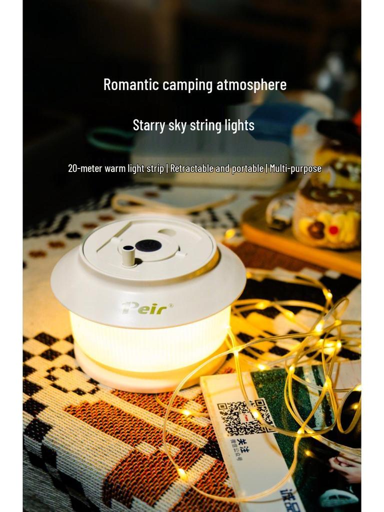 Starry Sky Camping String Lights: Ultra-Long Battery Life for Tent and Canopy Illumination