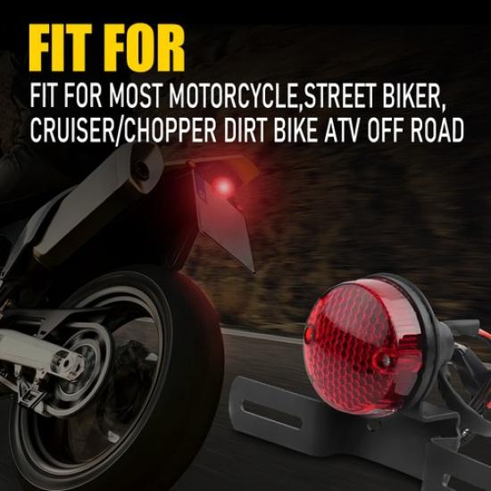 Motorcycle Tail LED Integrated Light Running Brake For Lamp Honda Bobber Suzuki