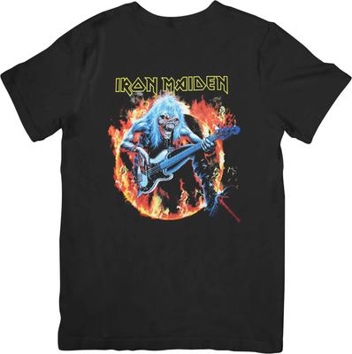 Iron Maiden Music Unisex Fit for Men & Women Quality Cotton T-Shirt Black