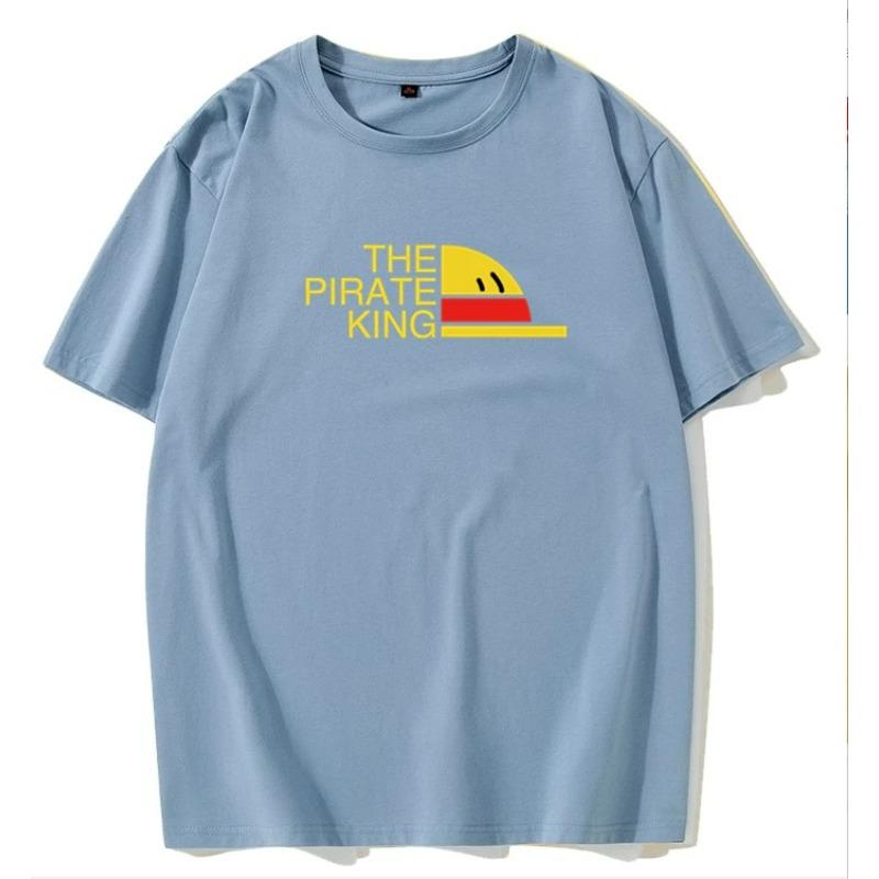 Summer cotton breathable sweat absorbing short sleeved T-shirt