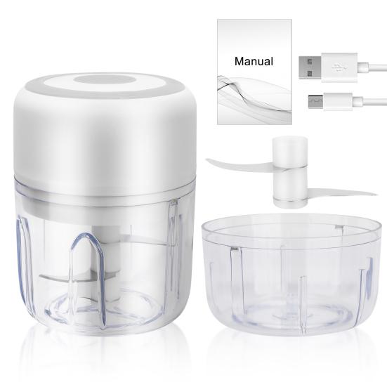 Universal Garlic Grinder One-key Start Long Endurance Mashed