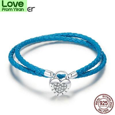 Silver S925 Chain Bracelet Sterling Silver Lock Basic Bracelet Link Bracelets Fine Jewelry Gifts For Girl Scb200