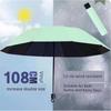 12-Rib Extra-Large Umbrella, Dual-Purpose for Sun and Rain, Sunshade Umbrella for Men and Women, Manual Reinforced Folding Sun Protection Umbrella