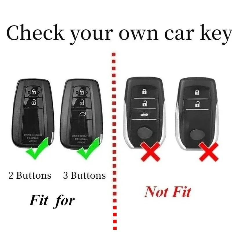 Tpu Car Key Cover For Toyota Corolla Rav4 Camry 70 Prado Rav 150 2 3 4 Buttons Key Case Holder Accessories Shell